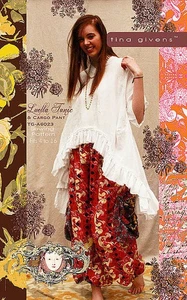 LUELLA Tunic & Cargo Pants TG-A6023 Sewing Pattern By Tina Givens- Lagenlook - Picture 1 of 5