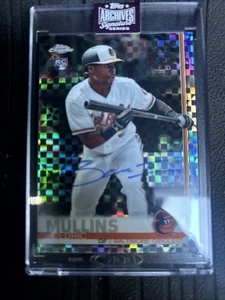 2019 Topps Chrome - Cedric Mullins #52 X-Fractor (RC) 1/1 on card auto  - Picture 1 of 3