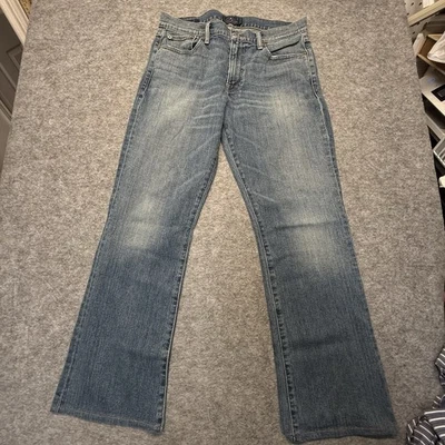 Bota Lucky Brand 367 Vintage Para Hombre 32R Azul Denim Jeans Bootcut Foto 1 de 4