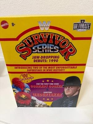 Mattel Ultimate Edition Survivor Series 1990 - Gobbledy Gooker & Undertaker Foto 1 de 4
