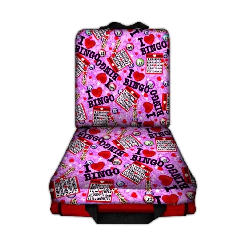 Double Bingo Seat Cushion- I Love Bingo - Image 1 of 1