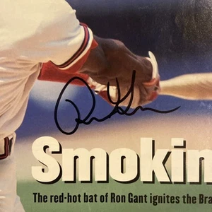 Ron Gant signiert 27. September 1993 Baseball Sport Illustrated SI Magazin Braves - Bild 1 von 6