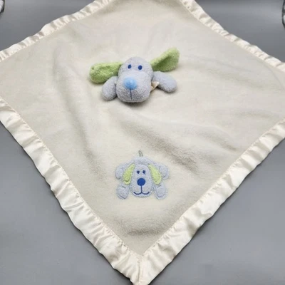 Одеяла и Beyond синий щенок собаки милый безопасности одеяло плюшевые зеленые уши игрушка трудно найти - Изображение 1 из 4