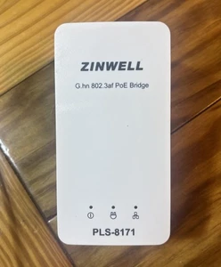 Vivint/Zinwell G.hn 802.3af PoE Bridge Ethernet Adapter PLS-8171 KOSTENLOSER VERSAND - Bild 1 von 6