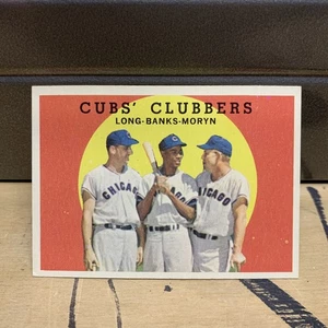 1959 Topps Ernie Banks Cubs Clubbers 147 A Long Moryn Baseball Card Chicago  - Picture 1 of 6