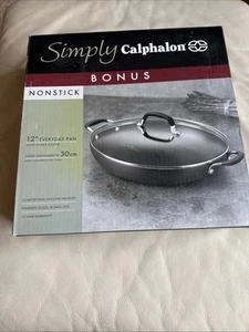 Calphalon Signature Hard-Anodized Nonstick 12-Inch Everyday Pan with Cover - Picture 1 of 4