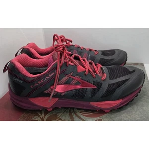 Brooks Cascadia 11 GTX Damen-Traillaufschuhe US-Größe 12 M Gore Tex grau pink - Bild 1 von 13