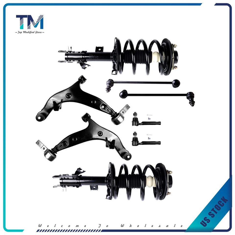Front Strut w/ Coil Spring Assembly For 2004-2009 Nissan Quest & Suspension kits Foto 1 de 4