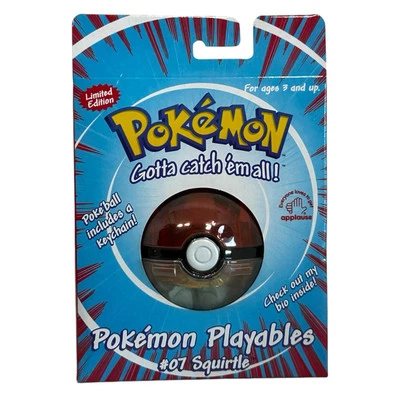 Pokemon Playables Limited Edition #07 Squirtle Applause 1999 Vintage - Image 1 of 4