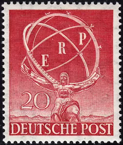Berlín 71 ** Plan Marshall (ERP, Programa Europeo de Recuperación) sin usar - Imagen 1 de 1
