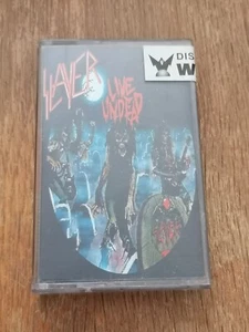 SLAYER LIVE UNDEAD WIZARD  NEW STICKER SEALED CASSETTE TAPE Bulgaria - Picture 1 of 2