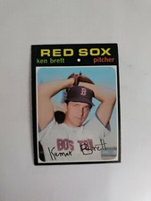 1971 Topps ** Baseball #89 Ken Brett - Boston Red Sox EX read