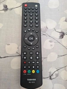 Genuine Toshiba RC-1910 TV Remote For 22D1333B 24D1333DB 32W1333B 40L1333B - Picture 1 of 2