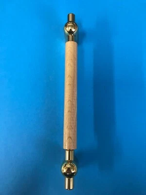 #233 Möbelgriff gold / Buche lackiert, 162 mm, 128 mm - Bild 1 von 3