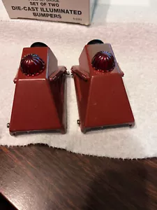 2 Lionel No. 6-2283 Diecast Metal Lighted Brown Bumpers in box - Picture 1 of 7