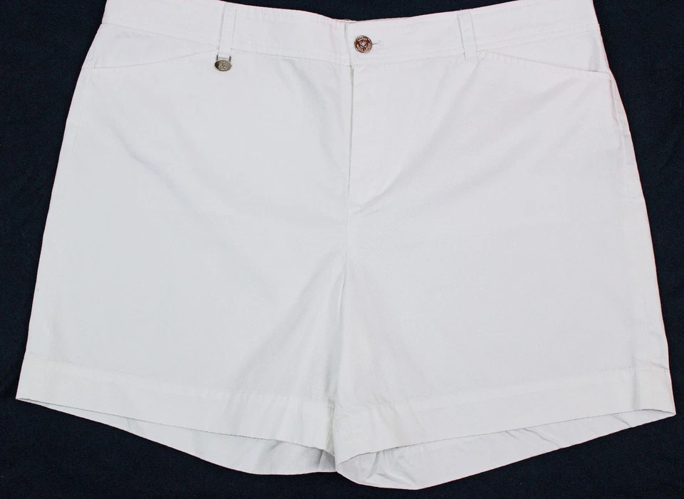 Pantalones cortos blancos Lauren Ralph Lauren para dama ~NUEVOS CON ETIQUETAS~ Foto 1 de 1