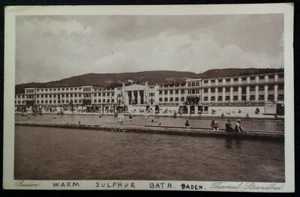 Deutschland AK Anfang 1900 selten Rarität Baden warm Schwefel Bad Badeanzug Mode - Bild 1 von 6