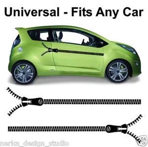 Aufkleberverschluss / AUTO VAN ANHÄNGER AUFKLEBER / 2 ZIP AUFKLEBER S69 - Bild 1 von 3