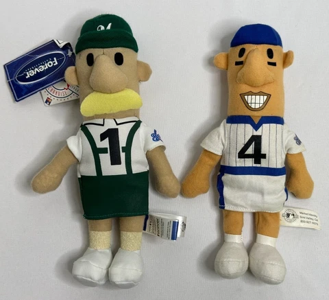 Milwaukee Brewers #1 & #4 Racing Brat Plush - Lot of 2 Cover