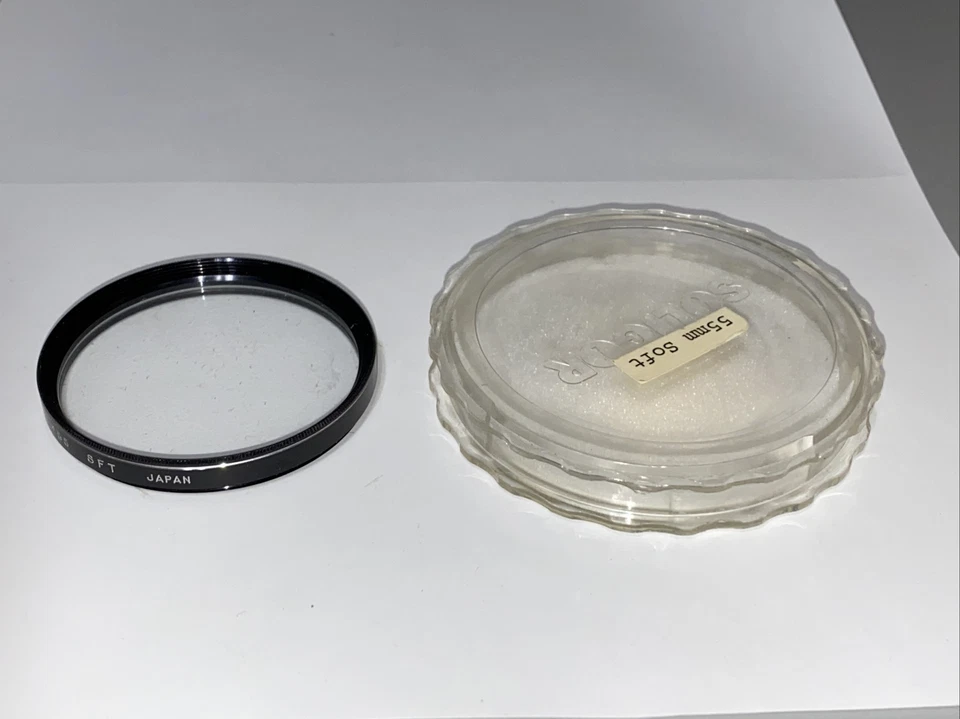 Soligor 55 mm SFT (Soft Focus) Screw-In Filter with Case Made in Japan (Q-114) - Image 1 of 1