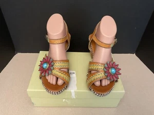 New! Womens Spring Step L'Artiste Astarr-Cam Ankle Strap Sandals. Size 39-US 8.5 - Picture 1 of 10