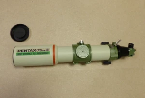 PENTAX 75 ED HF II Apochromatic Refractor Telescope w/stock band, zenith prism - Picture 1 of 4