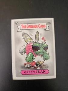 Green Jean 39b - The Garbage Gang Card 1985 Rare Australian Release - Picture 1 of 2