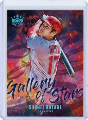 2019 Panini Diamond Kings Gallery Of Stars Foil #GS12 Shohei Ohtani #18/25 - Image 1 of 2