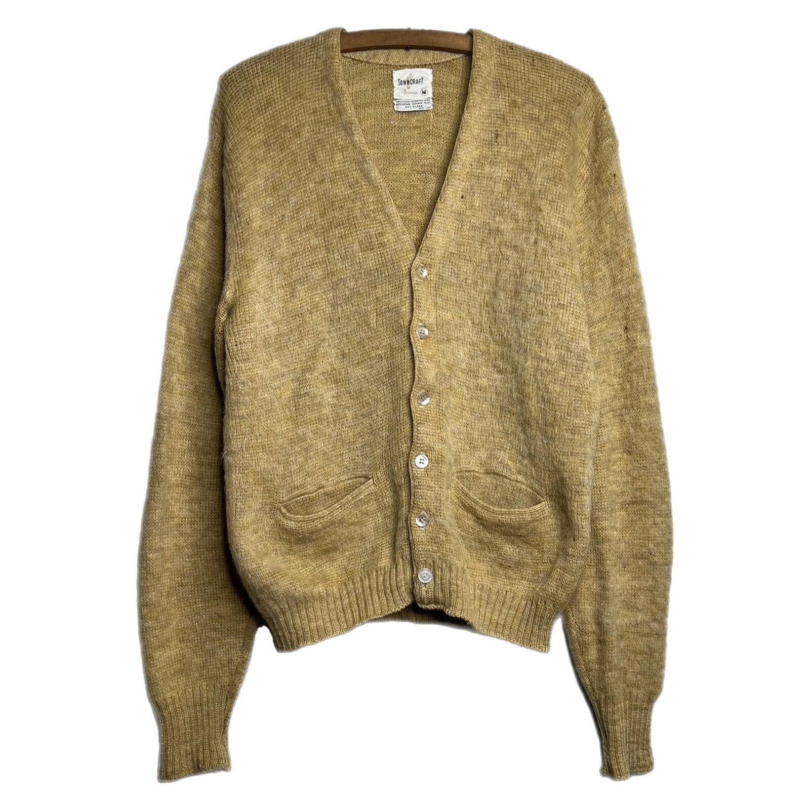 60s Mohair Cardigan 60年代 モヘア カートコバーン表記サイズ-