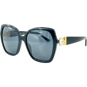 Jimmy Choo Manon GS Womens Plastic Sunglass 0807IR Black 57-18 Italy Swarovski - Picture 1 of 6