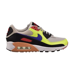 Nike Air Max 90 Women's Shoes Light Bone-Volt-Black DH8010-003 - Picture 1 of 6
