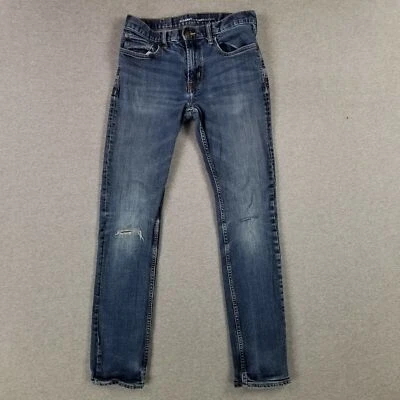 Old Navy 32x34 Skinny Jeans Faded Broken In Distressed Worn - Image 1 of 4