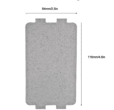ISOLANTE FORNO MICROONDE MICA SAGOMATA RICAMBIO 116X64 mm -Posta1-
