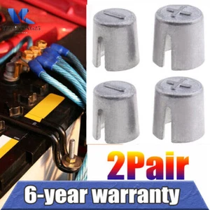Battery Terminal Sleeves Converter Post Adaptors for Positive Negative Post Car - Picture 1 of 7