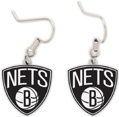 Brooklyn Nets Dangler Earrings Cover