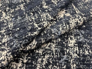 Brunschwig & Fils Upholstery Fabric- Les Ecorces Woven / Navy 5 yds 8017130.50 - Picture 1 of 5