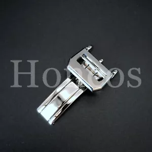 18MM AUSKLAPPGURT BANDSCHNALLE KLAPPSCHLIESSE FÜR IWC PILOT PORTUGIESISCH GLÄNZEND - Bild 1 von 9