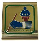 Bsa Boy Scouts Of America Vintage Communications Metal Belt Slide Merit Clip