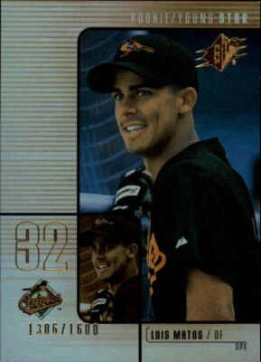 2000 SPx #184 Luis Matos/1600 - NM-MT - Image 1 of 2