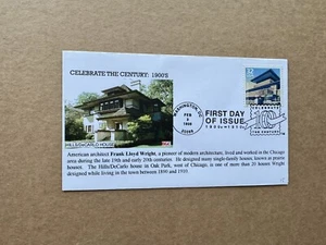 US Celebrate Century FDC#3182(1900-15) Architect F Lloyd Wright +Prairie Home - Picture 1 of 1