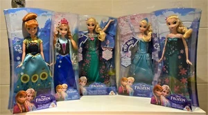 DISNEY FROZEN ELSA FEVER SINGING Or ANNA ELSA BIRTHDAY PARTY DOLL By MATTEL - Picture 1 of 8