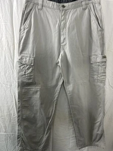 Vintage Wrangler Cargo Pants Mens 38X32 Khaki Ripstop Tactical Hiking Chinos - Picture 1 of 12