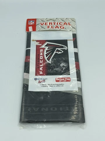 Atlanta Falcons Vertical Flag New Wincraft 27” X 37” Cover