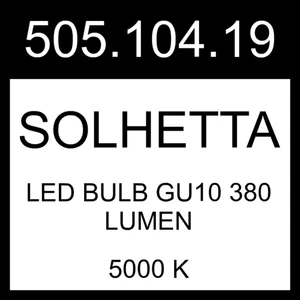 IKEA SOLHETTA LED Bulb GU10 380 Lumen 3 Pack 5000 K 505.104.19 - Picture 1 of 1