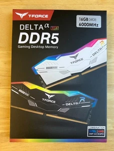 Team Group Delta 16GB (2 x 8GB) PC RAM DDR5 6000MHz (PC5 48000) Memory - Picture 1 of 2