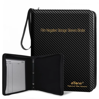 Encadernador de álbum de armazenamento negativo filme refinado eTone para filme 135 35mm 120 4x5 8x10 - Imagem 1 de 4
