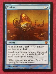 Magic The Gathering FROM THE VAULT EXILED FOIL TINKER FTV blue card MTG - Picture 1 of 2