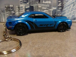Dodge Challenger STR Demon 18 en azul llavero HW 🏆 - Imagen 1 de 8