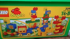 Lego Duplo 140 Pcs. Not Complete Set yellow door missing + about 96 PC Extra - Picture 1 of 6