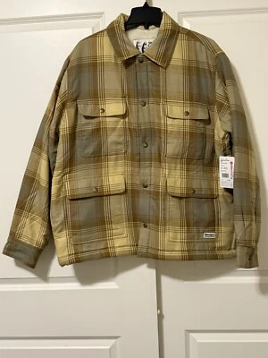 NUEVA Chaqueta Camisa Marmot Para Hombres Ridgefield Sherpa Fleece Franela Talla L Nueva con Etiquetas $150 Foto 1 de 4